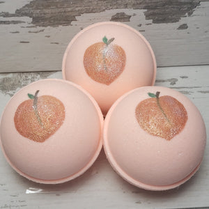 White Peach Prosecco Bath Bomb